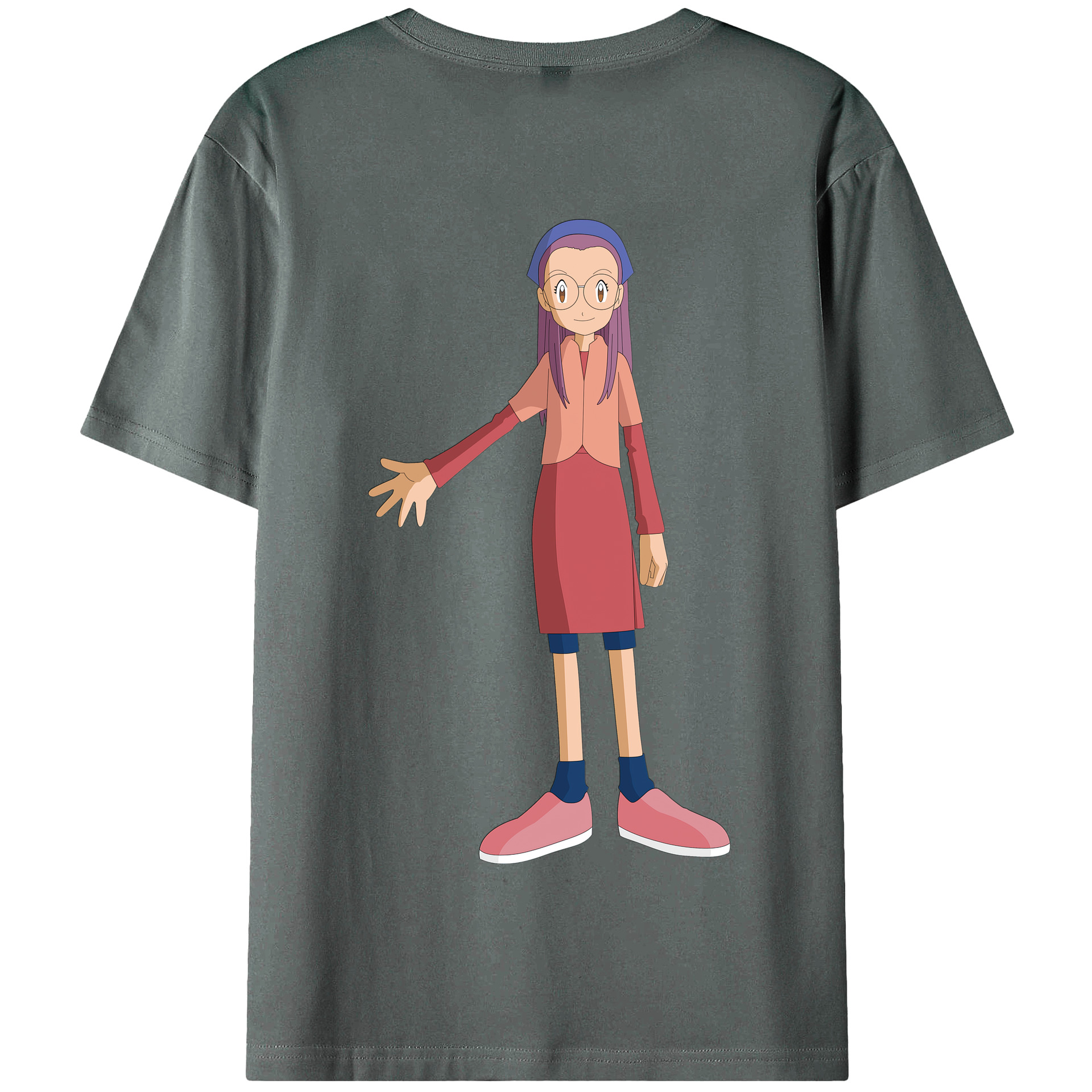 （画像用） Digimon デジタルモンスター/デジモン 綿100％半袖Tシャツ（背面プリント）